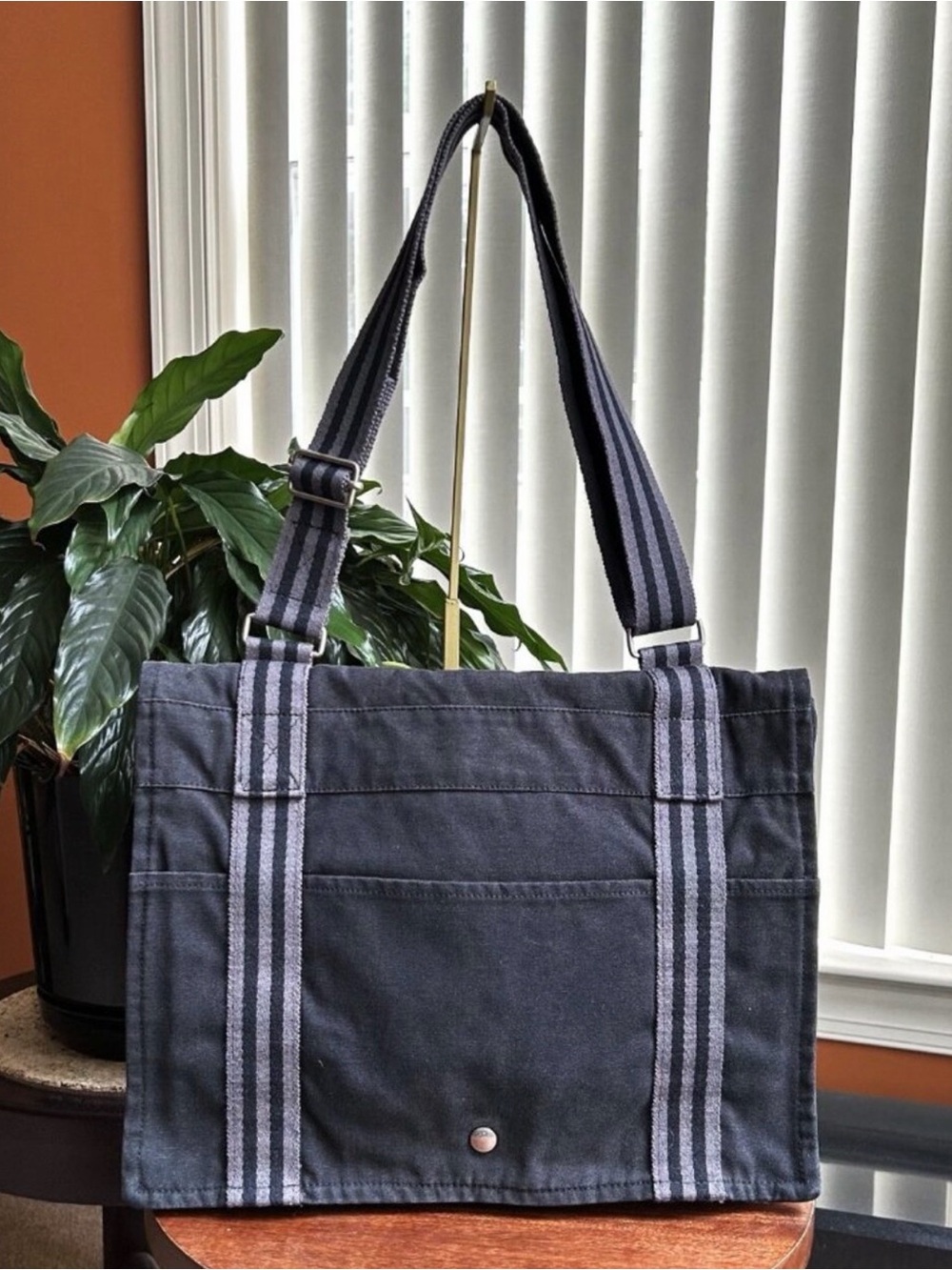 Hermes Fourre-Tout Vintage Canvas Messenger